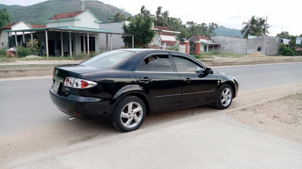 Bán Mazda 6 2003, màu đen, xe nhập, xe gia đình-0