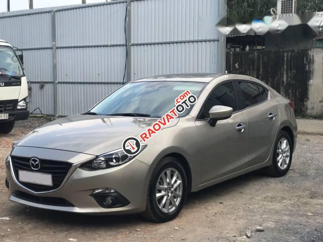 Bán xe Mazda 3 đời 2015, màu vàng số tự động, 580 triệu-1