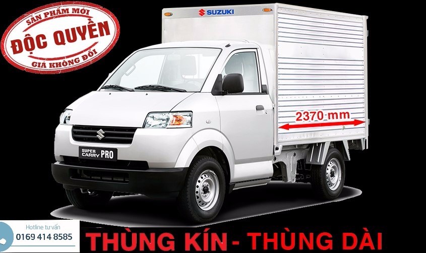 Bán Suzuki Super Carry Pro năm 2017, màu trắng, xe nhập -4