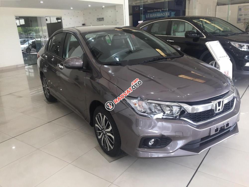 Bán Honda City đời 2017, màu xám-1