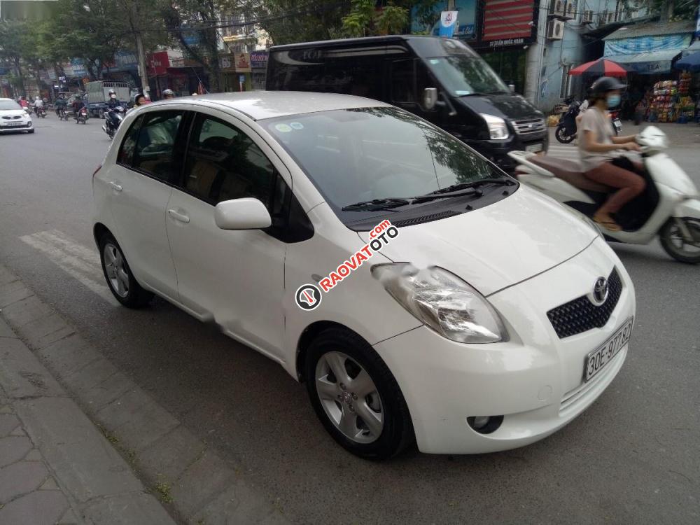 Bán Toyota Yaris 1.3AT đời 2008, màu trắng, nhập khẩu Nhật Bản chính chủ-0