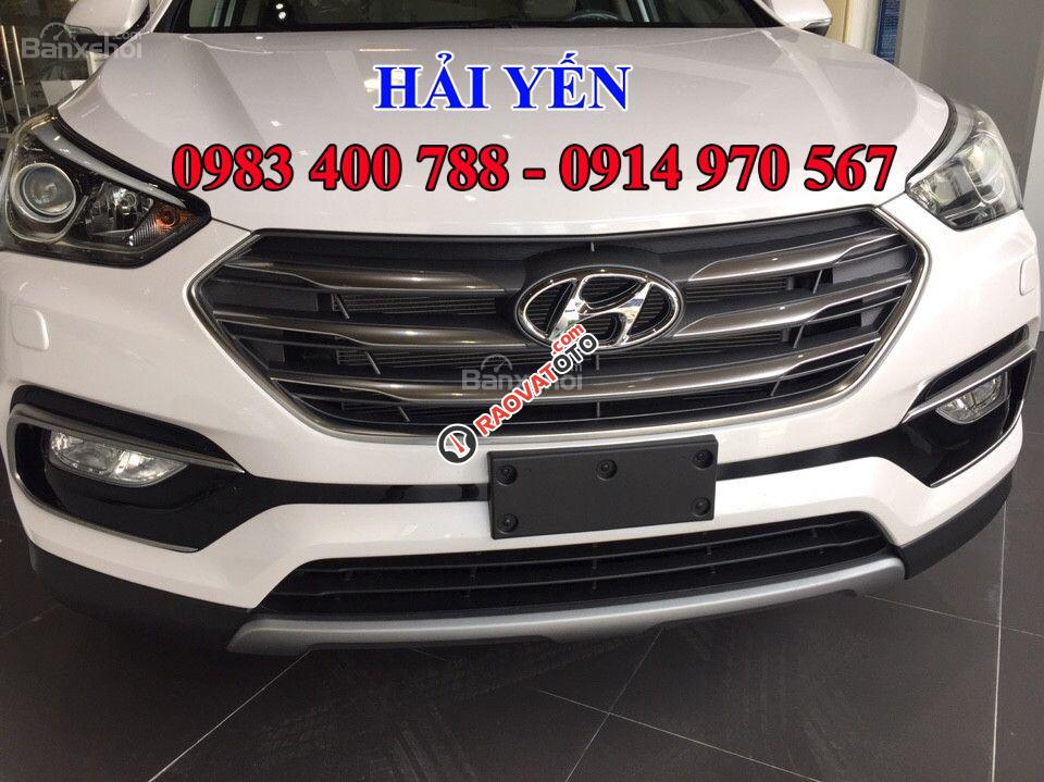 Hyundai Sông Hàn cần bán Hyundai Santa Fe 2017, màu trắng, nhập khẩu nguyên chiếc-6