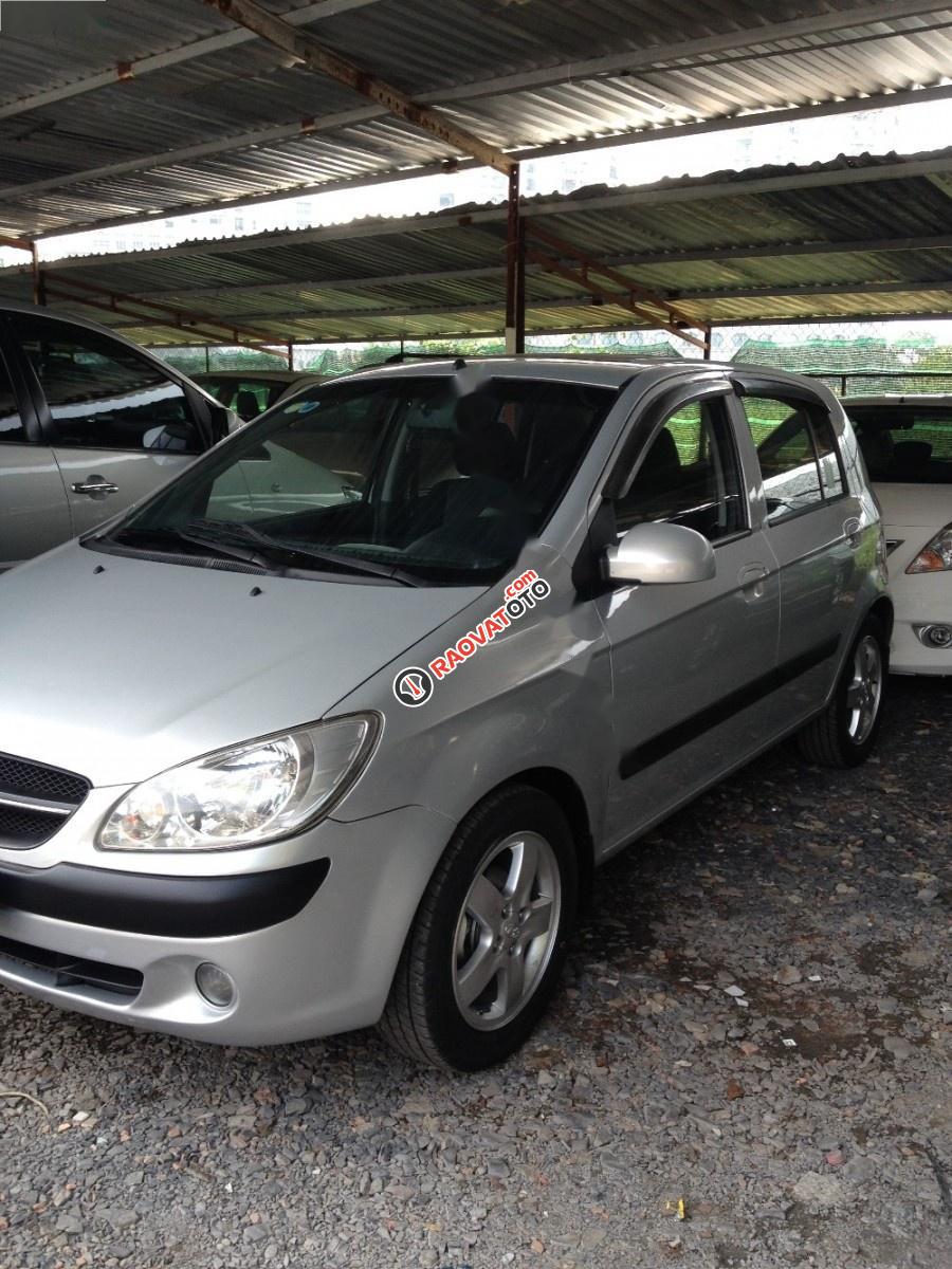 Bán Hyundai Getz đời 2010, màu bạc, nhập khẩu nguyên chiếc xe gia đình-4