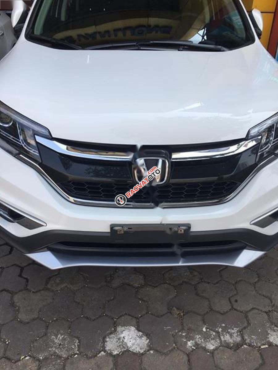 Bán xe Honda CR V 2.4 đời 2017, màu trắng-1