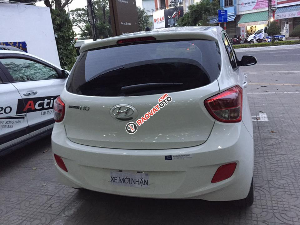 Hyundai Đà Nẵng cần bán Hyundai i10 đời 2018, chạy dịch vụ, màu trắng, nhập khẩu, 310 triệu. LH 0905976950-5