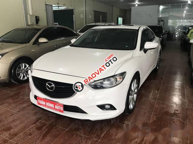 Bán xe Mazda 6 đời 2014, màu trắng-0