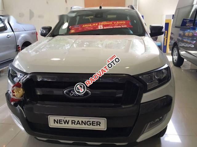 Bán ô tô Ford Ranger đời 2017, màu trắng -3