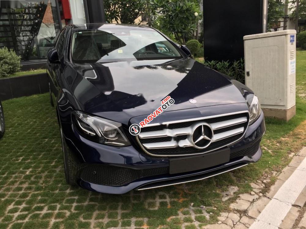 Bán xe Mercedes E250 đời 2017, màu xanh lam-0