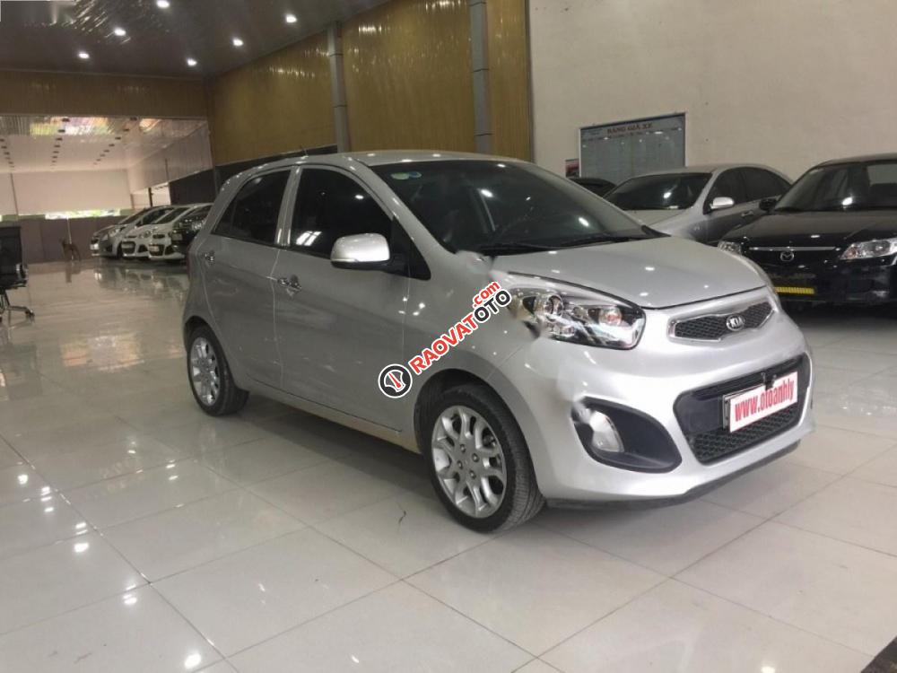 Bán Kia Picanto đời 2013, màu bạc số tự động, 315tr-8