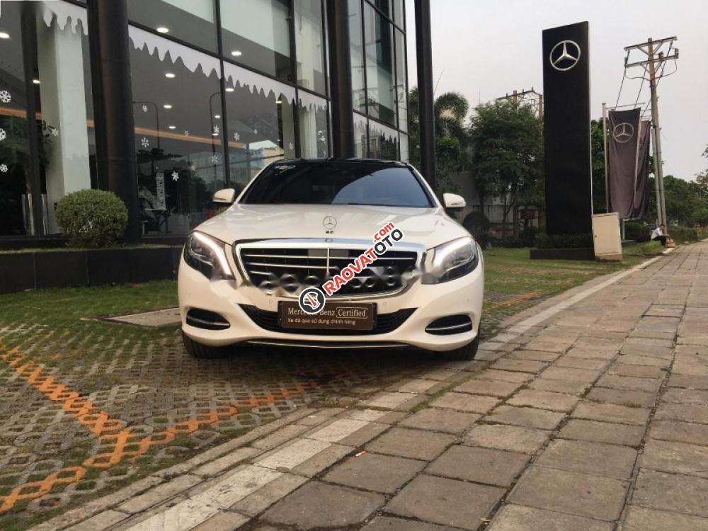 Bán ô tô Mercedes S400L đời 2017, màu trắng-0