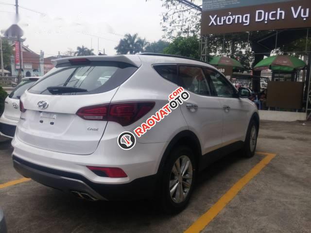 Cần bán xe Hyundai Santa Fe sản xuất 2017, màu trắng-2