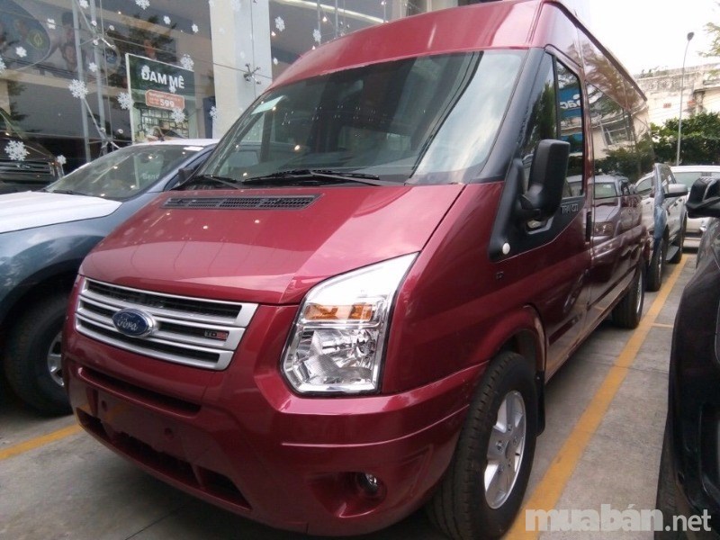 Bán Ford Transit đời 2017, màu đỏ, nhập khẩu-0