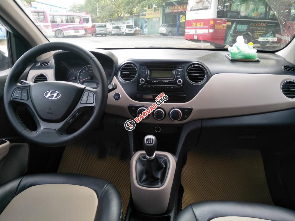 Cần bán lại xe Hyundai Grand i10 1.0 MT đời 2015, màu trắng, nhập khẩu nguyên chiếc-5