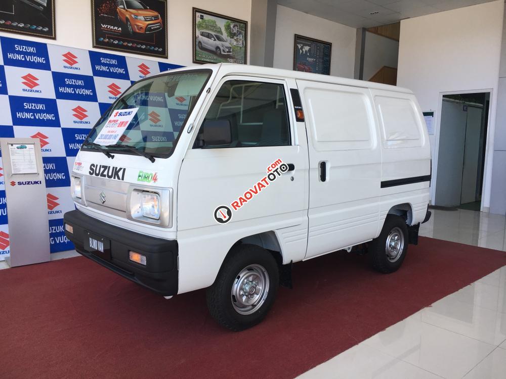 Bán ô tô Suzuki Blind Van đời 2017, màu trắng, 293tr, nhiều ưu đãi-0