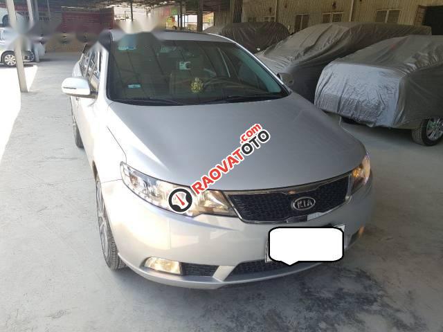 Bán Kia Forte 1.6MT đời 2012, màu bạc-0