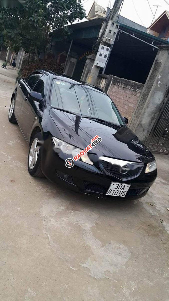 Bán Mazda 6 đời 2004, màu đen, giá 225tr-1