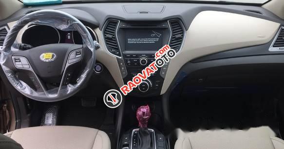 Cần bán xe Hyundai Santa Fe đời 2017, màu nâu-1