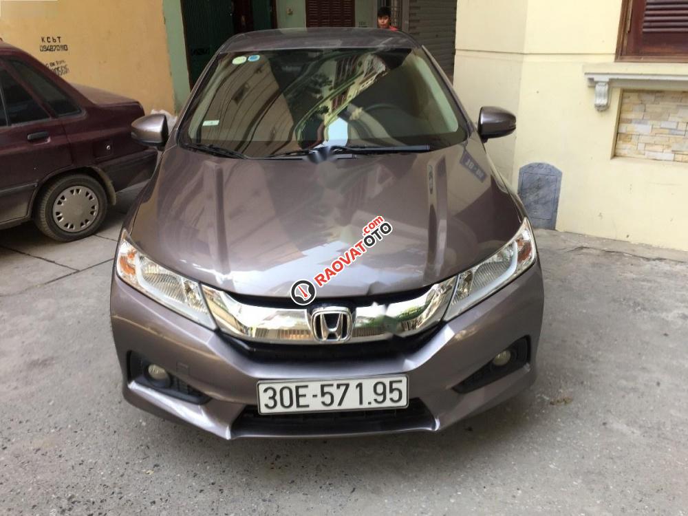 Cần bán lại xe Honda City đời 2016, màu nâu số tự động-4