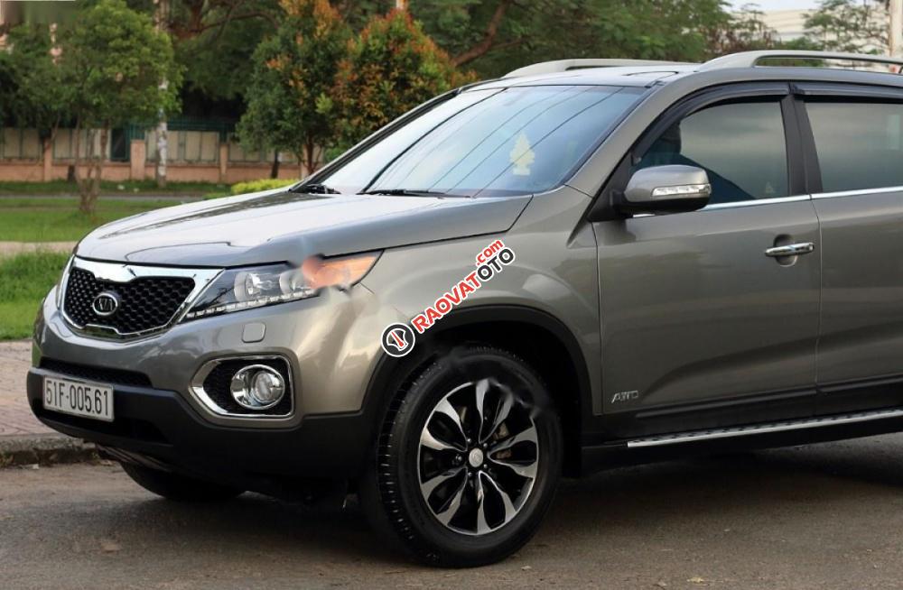 Bán ô tô Kia Sorento AWD đời 2012, màu xám, ít sử dụng, giá cạnh tranh-0