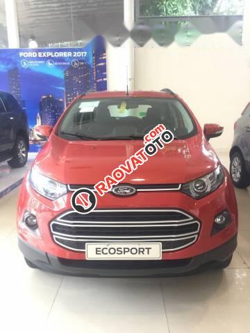 Bán Ford EcoSport đời 2017, màu đỏ, giá tốt-0