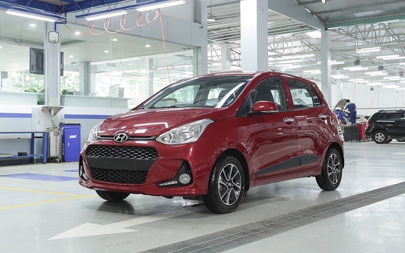 Bán xe Hyundai Grand i10 đời 2017, màu trắng, nhập khẩu  -3