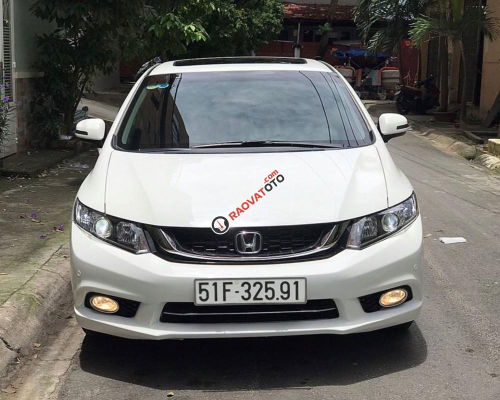 Bán xe Honda Civic sản xuất 2015, màu trắng, xe nhập-1