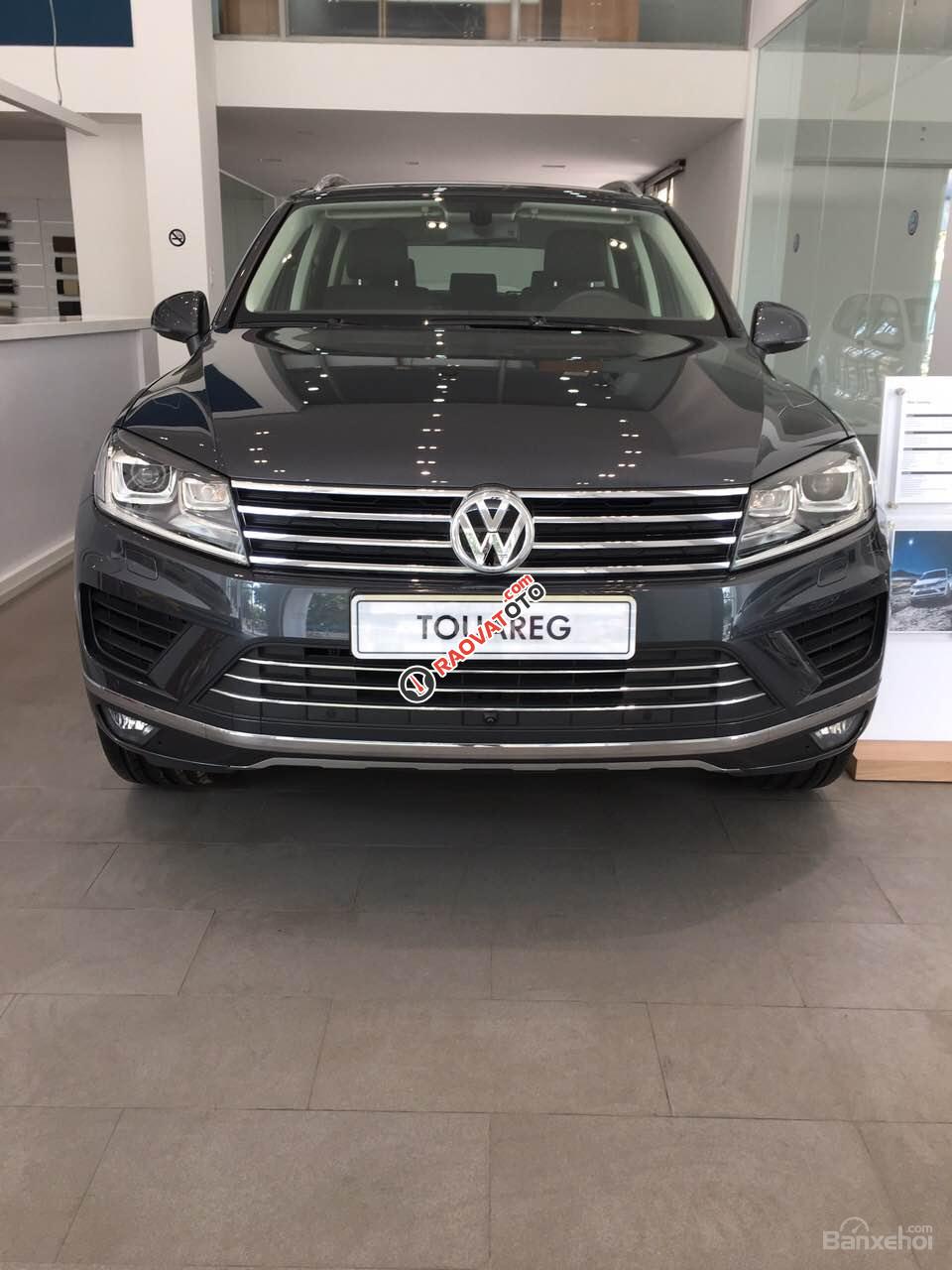 Bán Volkswagen Touareg GP đời 2014, màu xám (ghi), nhập khẩu Đức. LH Hương 0902.608.293, cam kết giá tốt nhất-0