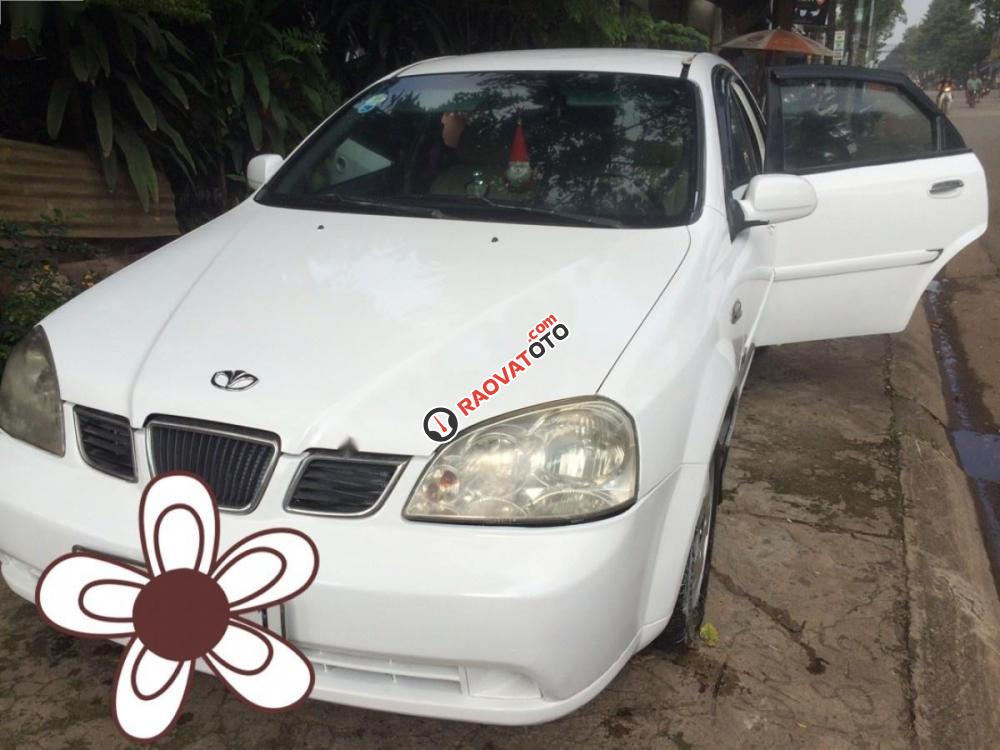 Cần bán Daewoo Lacetti đời 2005, màu trắng, 170tr-1