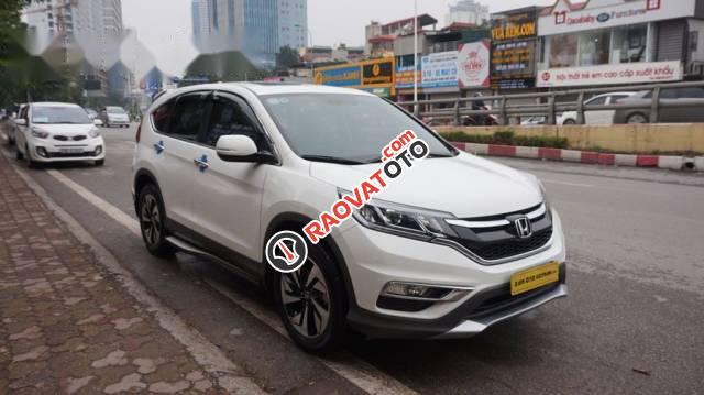 Bán xe Honda CR V 2.4AT đời 2017, màu trắng như mới-0