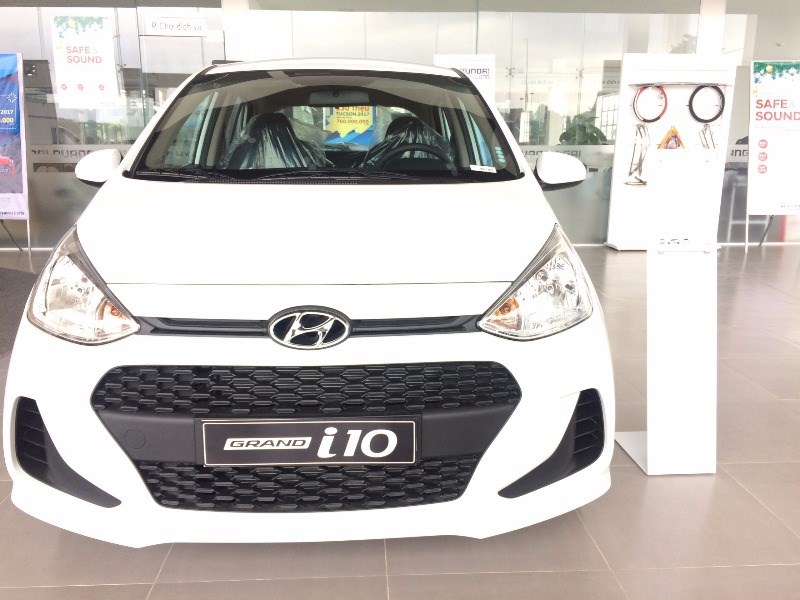 Bán Hyundai Grand i10 đời 2017, màu trắng, nhập khẩu chính hãng, giá tốt-1