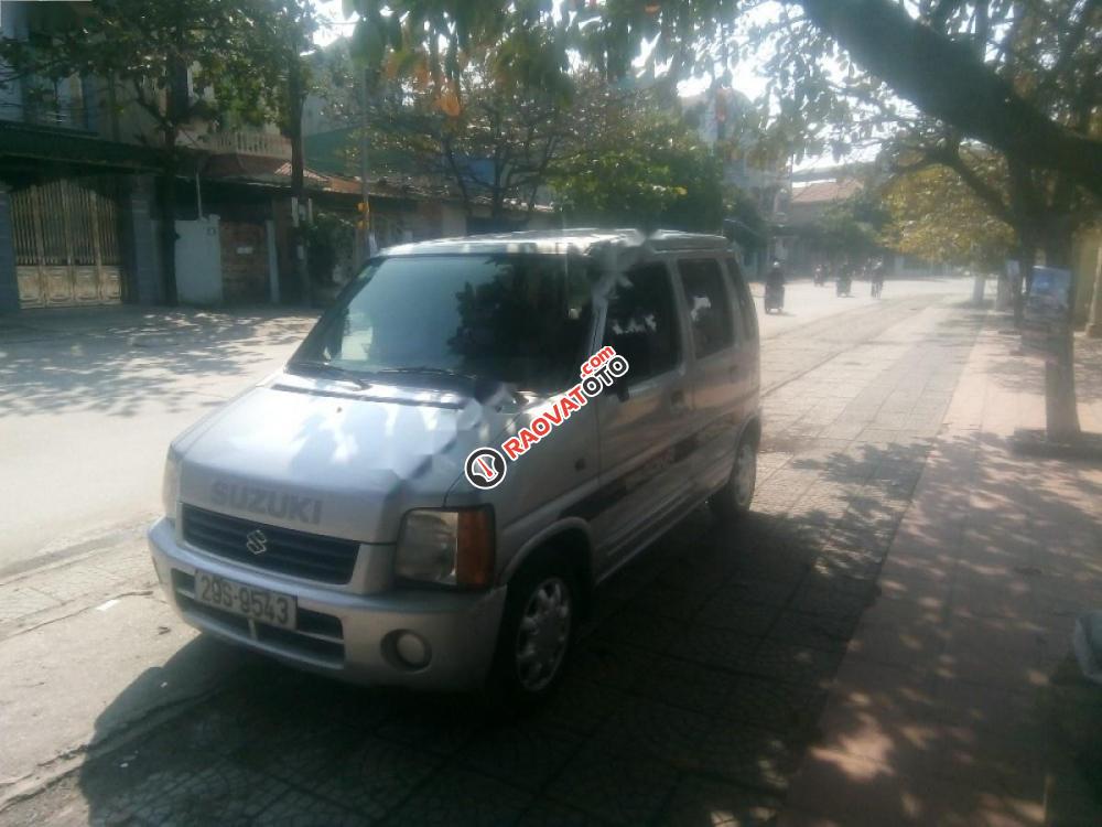 Bán ô tô Suzuki Wagon R sản xuất 2003, màu bạc-1