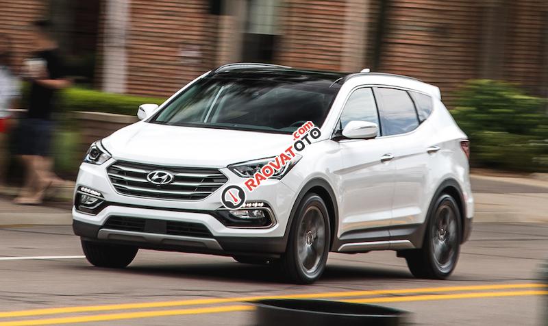 Cần bán gấp Hyundai Santa Fe 2.4AT, xăng đời 2018, màu trắng, KM: 202.000.000đ. Gọi: 0941.46.22.77 Mr. Vũ-0