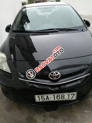 Bán Toyota Vios G đời 2009, màu đen số tự động, giá tốt-0