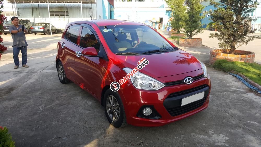 Bán Hyundai Grand i10 1.0MT 2WD đời 2015, màu đỏ, nhập khẩu nguyên chiếc giá cạnh tranh-1