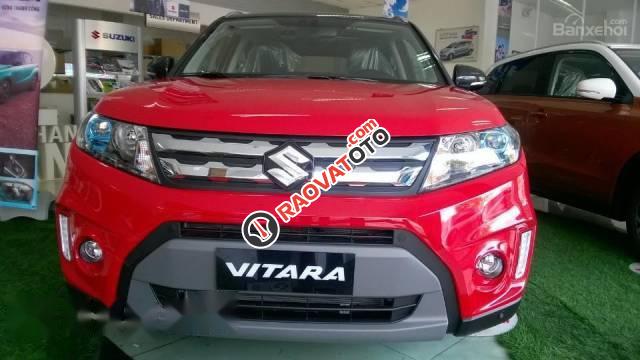 Bán xe Suzuki Vitara 2007, màu đỏ, xe nhập số tự động-0