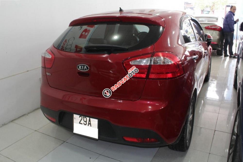 Bán xe Kia Rio 1.4 AT 2011, màu đỏ, nhập khẩu nguyên chiếc xe gia đình-4