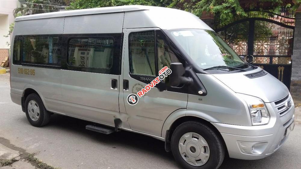 Cần bán xe Ford Transit Mid năm 2015, màu bạc, xe gia đình-0