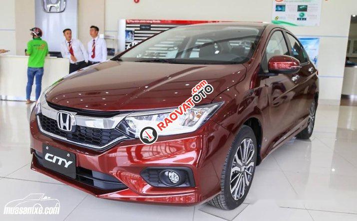 Bán xe Honda City năm 2017, màu đỏ-3