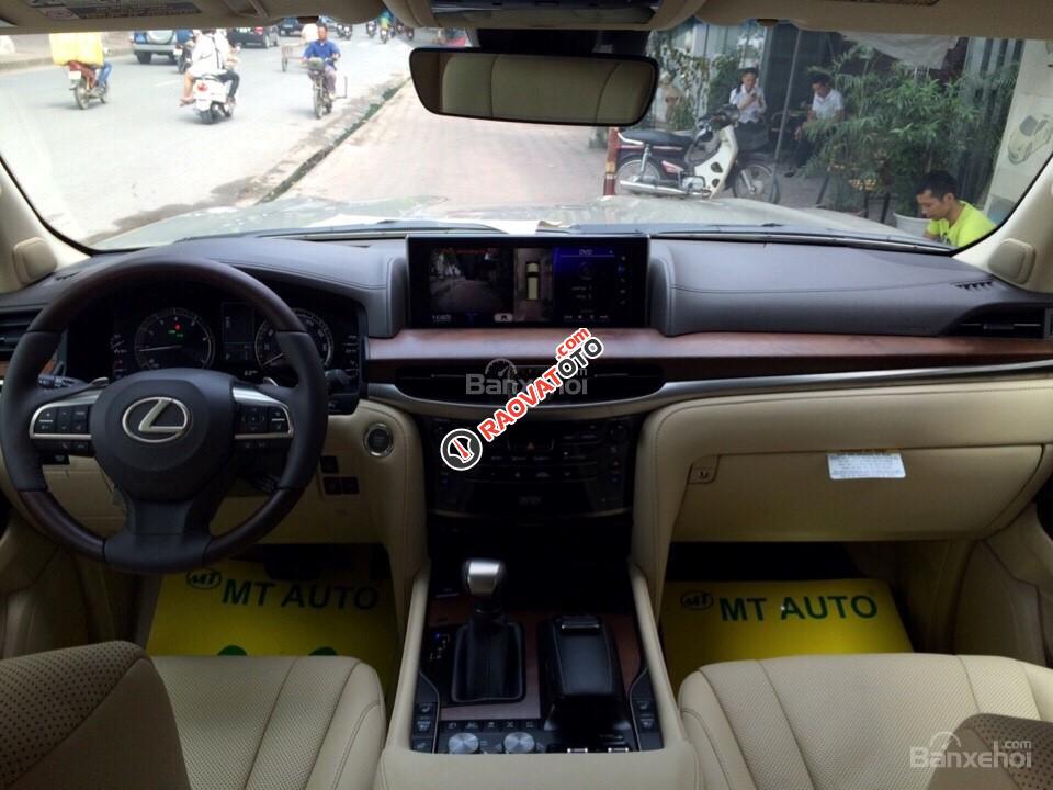 Bán Lexus LX570 2016 nhập Mỹ, màu ghi vàng, xe giao ngay-7