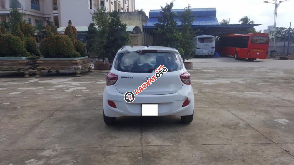 Bán Hyundai Grand i10 1.0 MT năm 2014, màu trắng, nhập khẩu xe gia đình-4