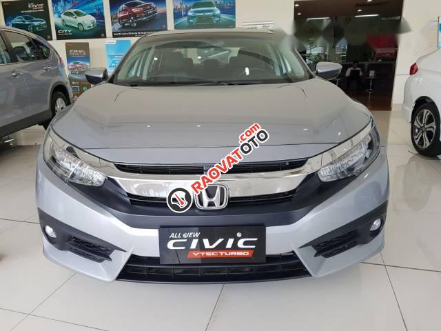 Bán Honda Civic đời 2017, màu bạc-0