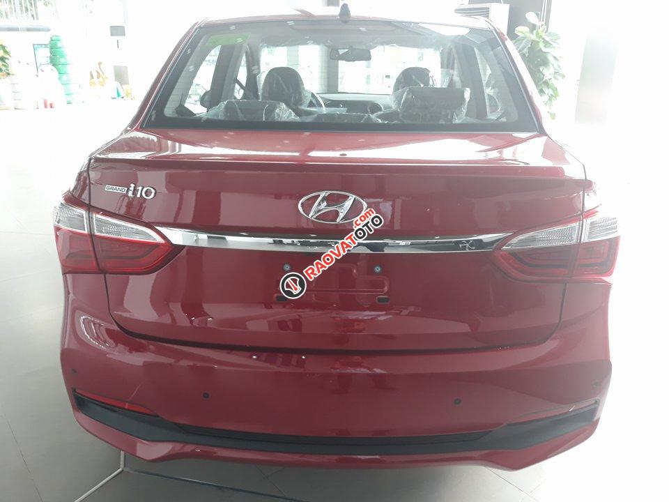 Hyundai Vũng Tàu, bán Grand i10 Sedan 1.2AT đỏ, 2017, giảm ngay 30Tr, hỗ trợ vay ngân hàng thủ tục nhanh gọn-2