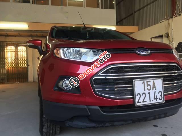 Bán ô tô Ford EcoSport năm 2015, màu đỏ, giá chỉ 515 triệu-0