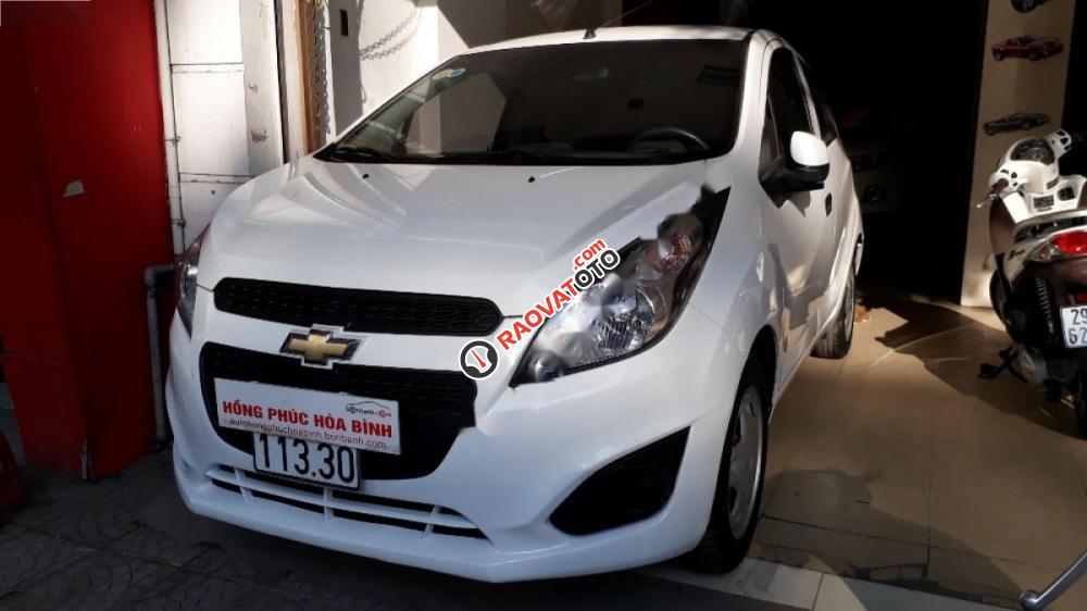 Bán Chevrolet Spark LS đời 2015, màu trắng chính chủ, 255tr-0