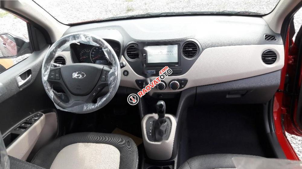 Bán ô tô Hyundai Grand i10 1.0 AT đời 2017, màu đỏ-8