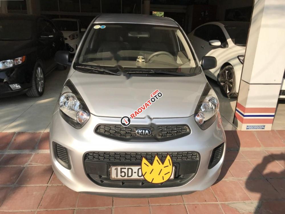 Bán xe Kia Morning Van 1.0 AT đời 2015, màu bạc, xe nhập-0