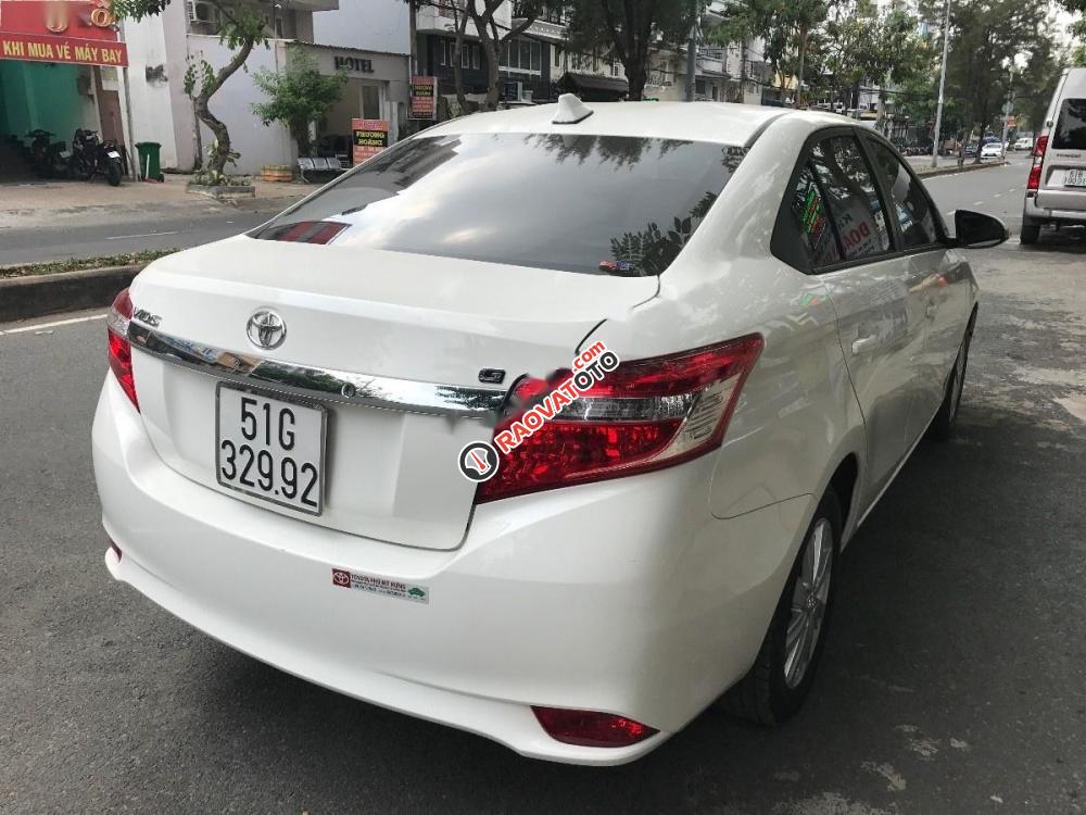 Bán xe Toyota Vios 1.5G AT CVT đời 2017, màu trắng số tự động giá cạnh tranh-4