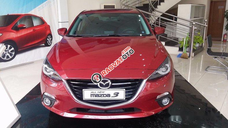 Bán Mazda 3 đời 2017, màu đỏ, giá 650tr-0