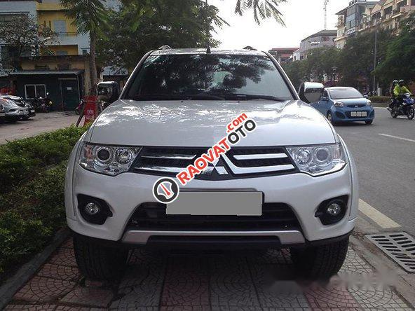 Bán Mitsubishi Pajero Sport sản xuất 2016, màu trắng  -0