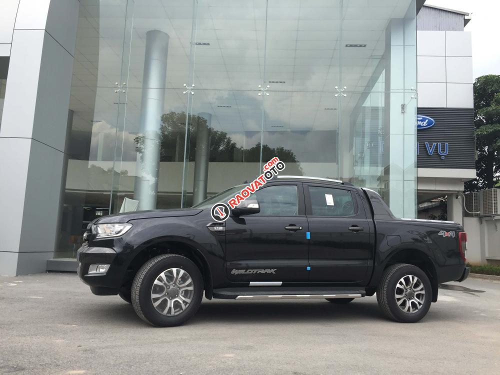 Bán ô tô Ford Ranger Wildtrak 2.2L 4 x 4 đời 2018, màu đen, nhập khẩu giá tốt LH - 0911447166-1